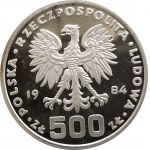 Poland, People's Republic of Poland (1944-1989), 500 gold 1984, Environmental Protection - Swans (1)