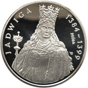 Polska, PRL (1944-1989), 1000 złotych 1988, Jadwiga, próba, srebro (2)