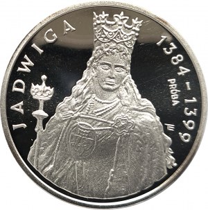 Poland, People's Republic of Poland (1944-1989), 1000 gold 1988, Jadwiga, sample, silver (2)