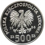 Polska, PRL (1944-1989), 500 złotych 1986, XIII Mistrzostwa Świata w Piłce Nożnej - Meksyk 86 (2)