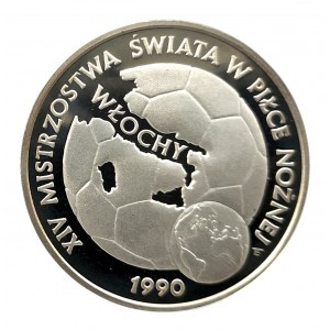 Poland, People's Republic of Poland (1944-1989), 20000 gold 1989, XIV World Cup - Italy 1990 - ball (1)