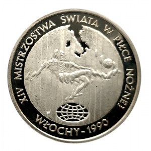 Polska, PRL (1944-1989), 20000 złotych 1989, XIV Mistrzostwa Świata w Piłce Nożnej - Włochy 1990 - piłkarz(1)