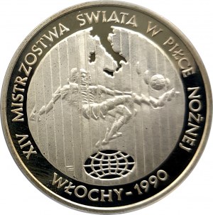 Poland, People's Republic of Poland (1944-1989), 20000 gold 1989, XIV World Cup - Italy 1990 - footballer (2)