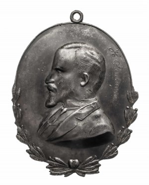Poland, Medallion, Henryk Sienkiewicz, 12.5x16.5 cm, late 19th/early 20th century.
