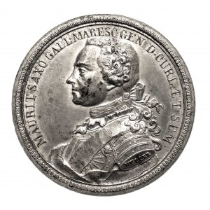 Kurlandia, Maurycy Saski, medal pośmiertny 1750