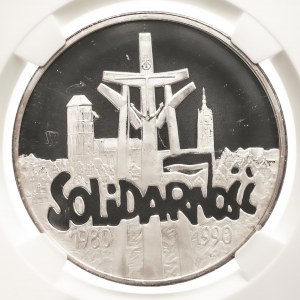 Polen, Republik Polen seit 1989, 100000 Zloty 1990, Solidarität, Typ D, SAMPLE