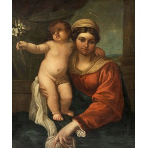 Malarz nieokreślony (XIX w.), Madonna z Dzieciątkiem z lilią