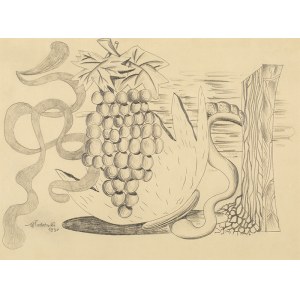 Marek WŁODARSKI (1898 - 1960), Martwa natura z winogronami, 1930