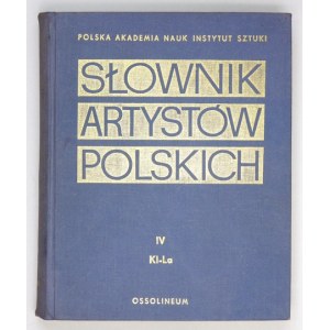 Słownik Artystów Polskich. T. 4. 1986.