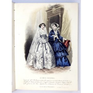 Les MODES Parisiennes. 1851.