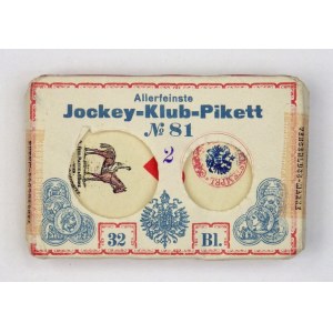 ALLERFEINSTE Jockey-Klub-Pikett. 32 Bl. N-o 81. 1900. Wiedeń, Ferd. Piatnik & Söhne.