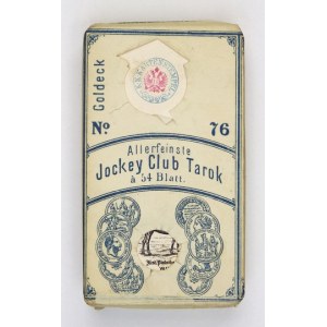 ALLERFEINSTE Jockey Club Tarok á 54 Blatt. N-o. 76. 1885. Wiedeń, Ferd. Piatnik &...