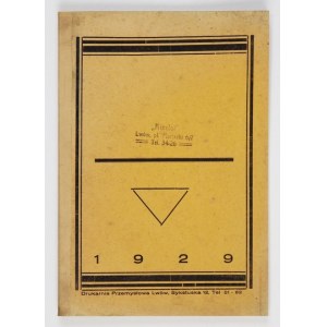 KATALOG radjo-aparatów, części składowych i przyborów radjofonicznych [!]. Lwów 1929. Druk. Przemysłowa. 8, s....