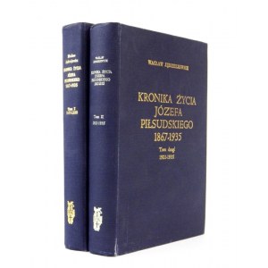 JĘDRZEJEWICZ Wacław - Kronika życia Józefa Piłsudskiego. Tom 1-2. Londyn 1977. Polska Fundacja Kulturalna. 8, s....