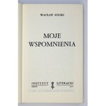 SOLSKI Wacław - Moje wspomnienia. Paryż 1977. Instytut Literacki. 8, s. 381, [1]. broszura. Biblioteka Kultury...
