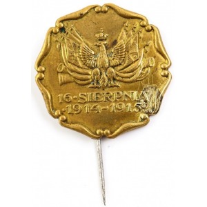 Odznaka pamiątkowa, I ROCZNICA POWOŁANIA NACZELNEGO KOMITETU NARODOWEGO, 1915