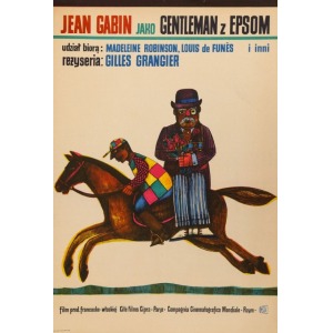 Marian STACHURSKI, Plakat do filmu GENTLEMAN Z EPSOM, 1965