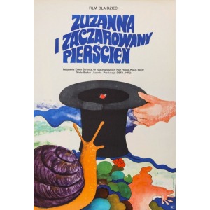 Jacek NEUGEBAUER, Plakat do filmu ZUZANNA I ZACZAROWANY PIERŚCIEŃ, 1973