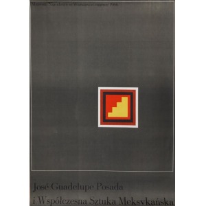 Leszek HOŁDANOWICZ, Plakat wystawy JOSÉ GUADELUPE POSADA, WSPÓŁCZESNA GRAFIKA MEKSYKAŃSKA, 1965