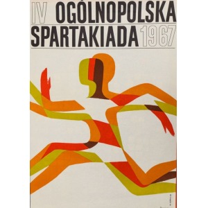 Wiktor GÓRKA, Plakat IV OGÓLNOPOLSKA SPARTAKIADA, 1967
