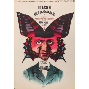 Roman CIEŚLEWICZ, Plakat do filmu IGRASZKI MIŁOSNE, 1963