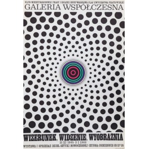 Roman CIEŚLEWICZ, Plakat wystawy WIZERUNEK, WIDZENIE,WYOBRAŹNIA, 1966