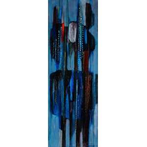 Zygmunt ŻUROWSKI, BLUE COMPOSITION, 1961