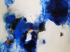 Nina Zielińska -Krudysz, Abstrakcja z kobaltem, 2020