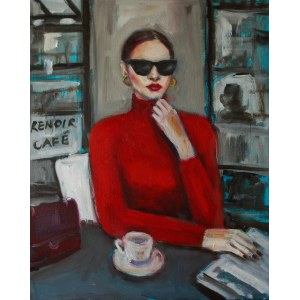 Anna Zawadzka-Dziuda, Renoir cafe, 2021