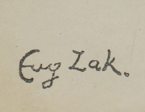 Eugeniusz ZAK (1884-1926), Muszkieter - 2 szkice ołówkiem