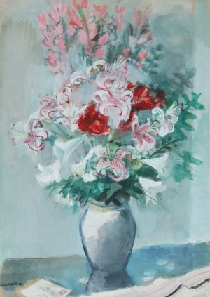 Rajmund KANELBA (1897-1960), Kwiaty w wazonie