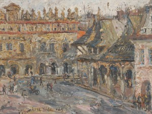 Włodzimierz ZAKRZEWSKI (1916-1992), Rynek w Kazimierzu Dolnym, 1965