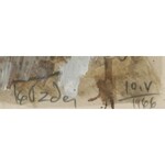 Aleksander KOBZDEJ (1920-1973), Composizione, 1966