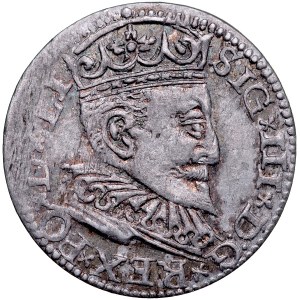 Zygmunt III 1587-1632, Trojak 1596, Ryga.