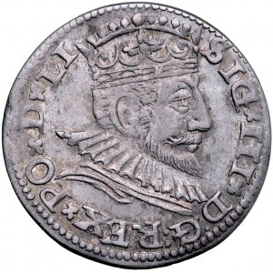 Zygmunt III 1587-1632, Trojak 1592, Ryga.