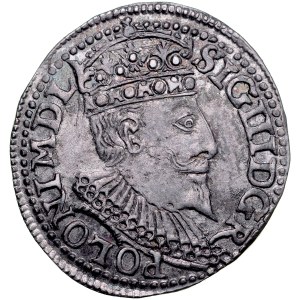 Zygmunt III 1587-1632, Trojak 1596, Olkusz.