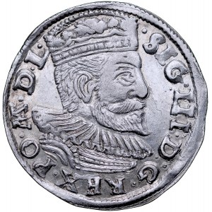 Zygmunt III 1587-1632, Trojak 1595, Poznań.