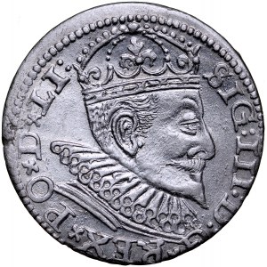 Zygmunt III 1587-1632, Trojak 1594, Ryga.