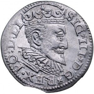 Zygmunt III 1587-1632, Trojak 1595, Ryga.