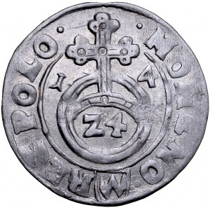 Zygmunt III 1587-1632, Półtorak 1614, Bydgoszcz.