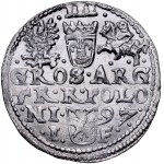 Zygmunt III 1587-1632, Trojak 1597, Olkusz.