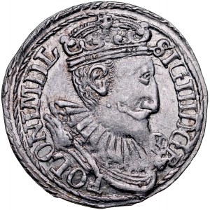 Zygmunt III 1587-1632, Trojak 1597, Olkusz.