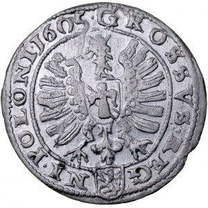 Zygmunt III 1587-1632, Grosz 1605, Kraków.