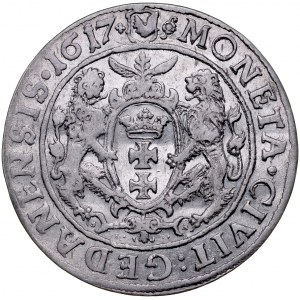 Zygmunt III 1587-1632, Ort 1617, Gdańsk.