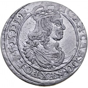 Jan II Kazimierz 1649-1668, Szóstak 1663 A-T, Kraków?.