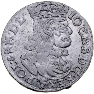 Jan II Kazimierz 1649-1668, Szóstak 1662 N-G, Poznań.