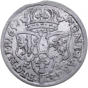 Jan II Kazimierz 1649-1668, Szóstak 1657 I-T, Kraków.