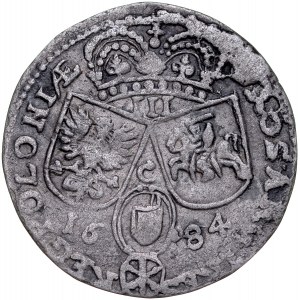 Jan III Sobieski 1674-1696, Trojak 1684 C, Kraków.