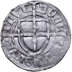 Paweł von Russdorf 1423-1441, Szeląg, Av.: Tarcza wielkiego mistrza, Rv.: Tarcza krzyżacka.