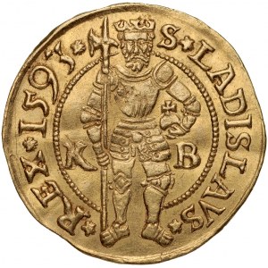 Hungary, Rudolf II 1576-1608, Dukat 1593, Kremnica.
